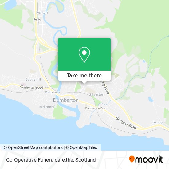 Co-Operative Funeralcare,the map