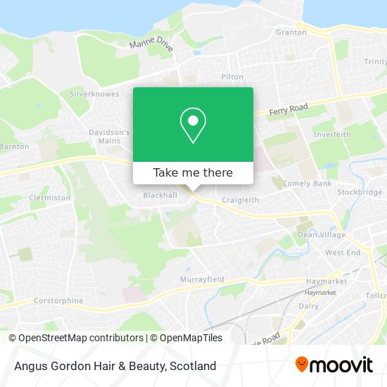 Angus Gordon Hair & Beauty map