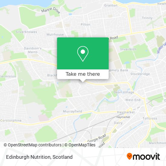 Edinburgh Nutrition map