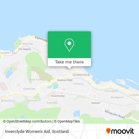 Inverclyde Women's Aid map