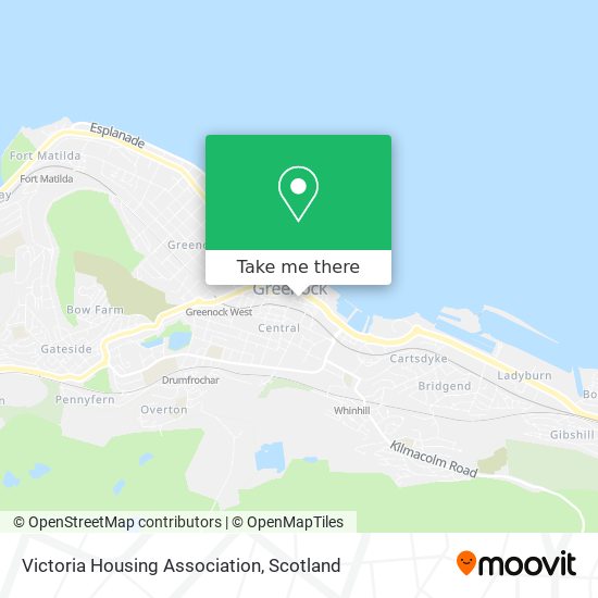 Victoria Housing Association map