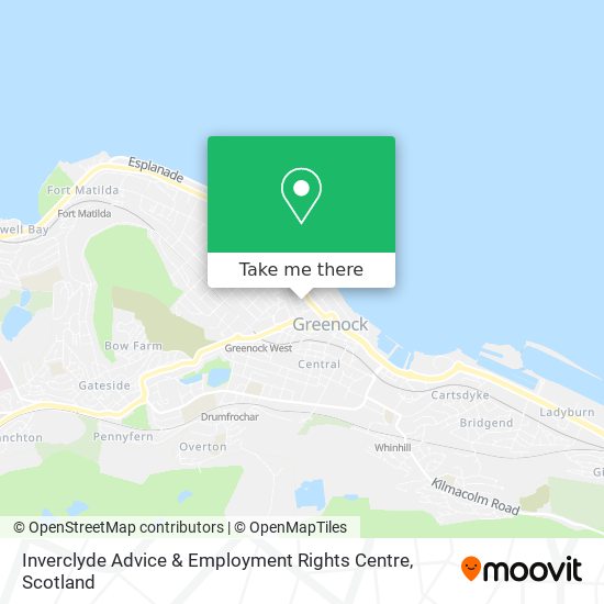 Inverclyde Advice & Employment Rights Centre map