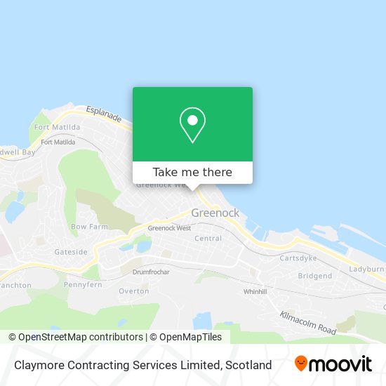 Claymore Contracting Services Limited map