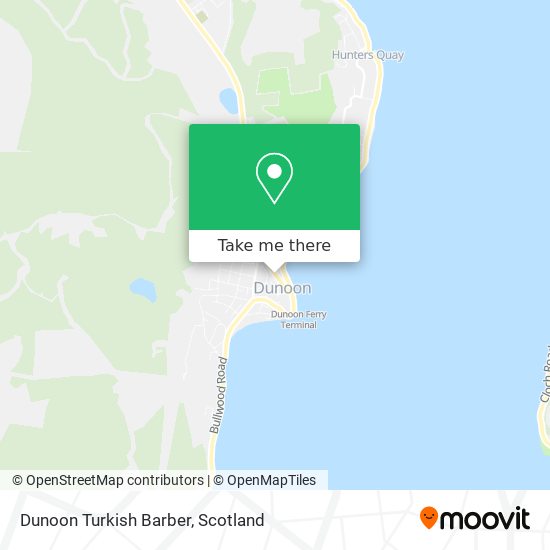 Dunoon Turkish Barber map