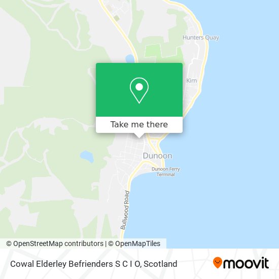 Cowal Elderley Befrienders S C I O map
