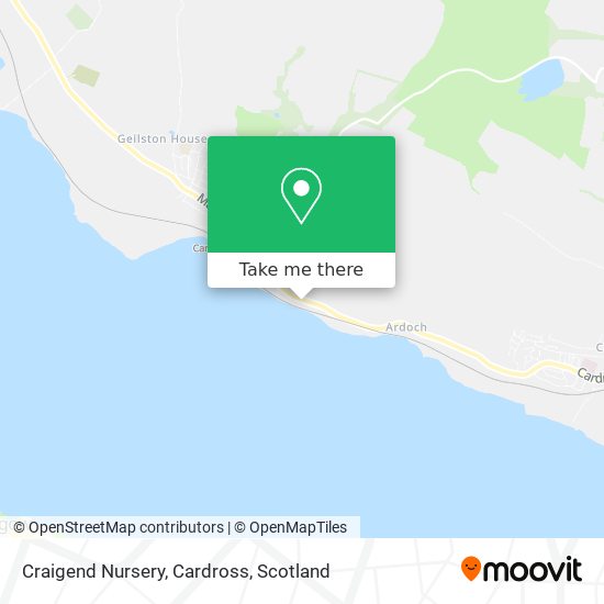 Craigend Nursery, Cardross map