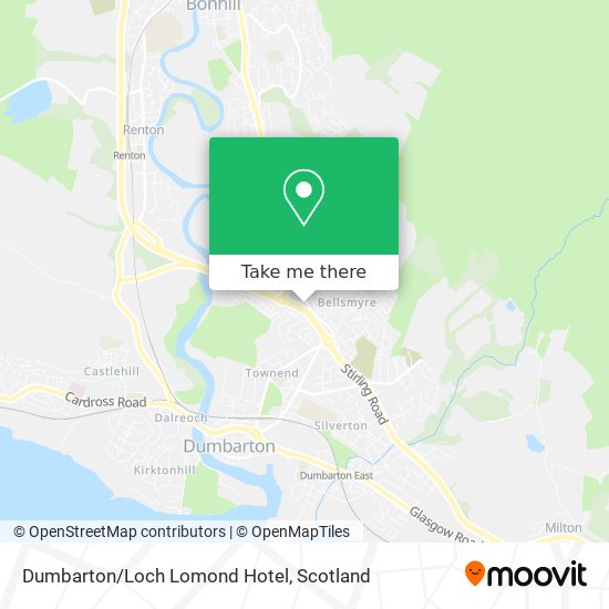 Dumbarton/Loch Lomond Hotel map