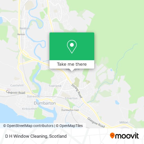 D H Window Cleaning map
