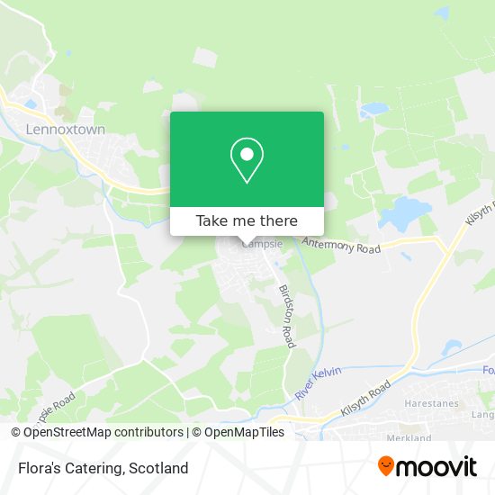 Flora's Catering map