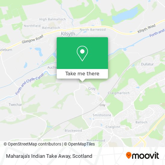 Maharaja's Indian Take Away map