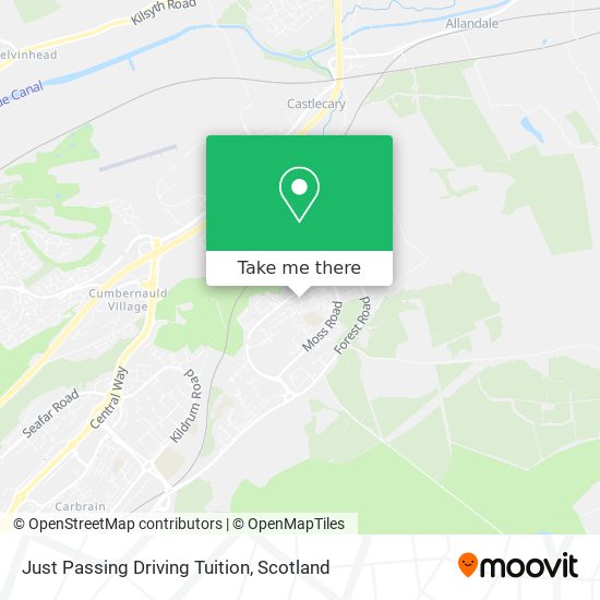 Just Passing Driving Tuition map