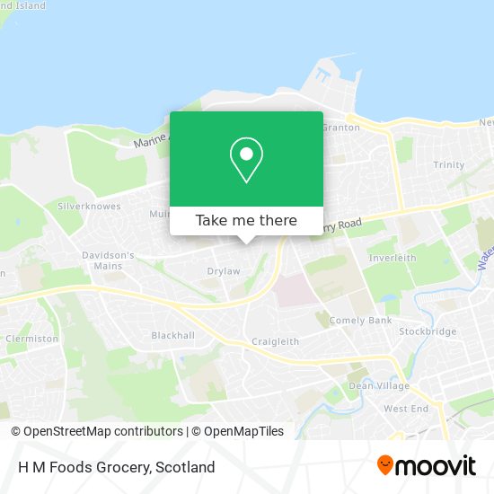 H M Foods Grocery map