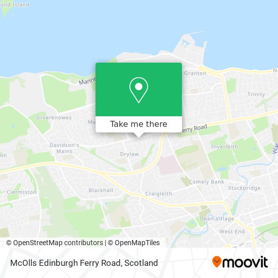McOlls Edinburgh Ferry Road map