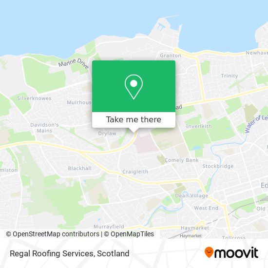 Regal Roofing Services map