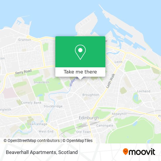 Beaverhall Apartments map