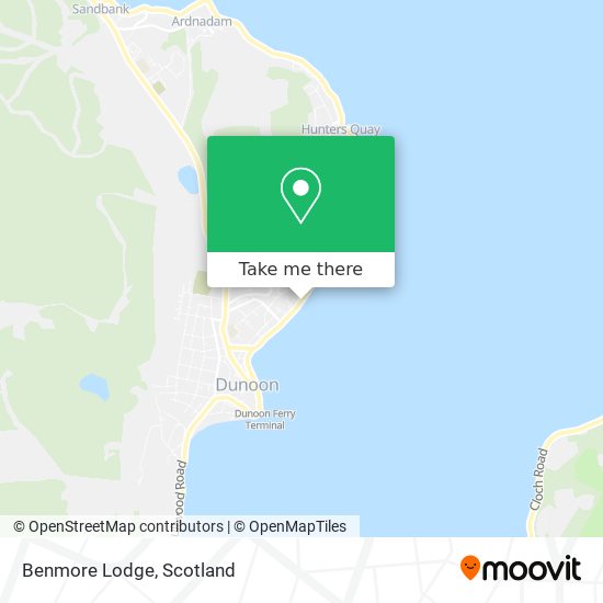 Benmore Lodge map