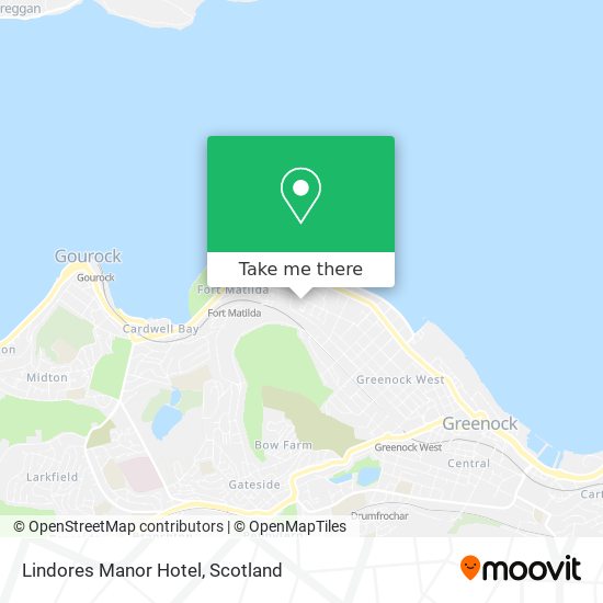 Lindores Manor Hotel map