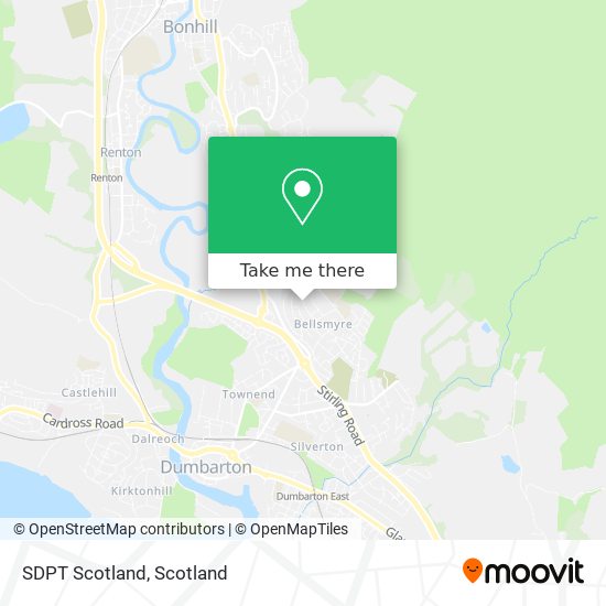 SDPT Scotland map