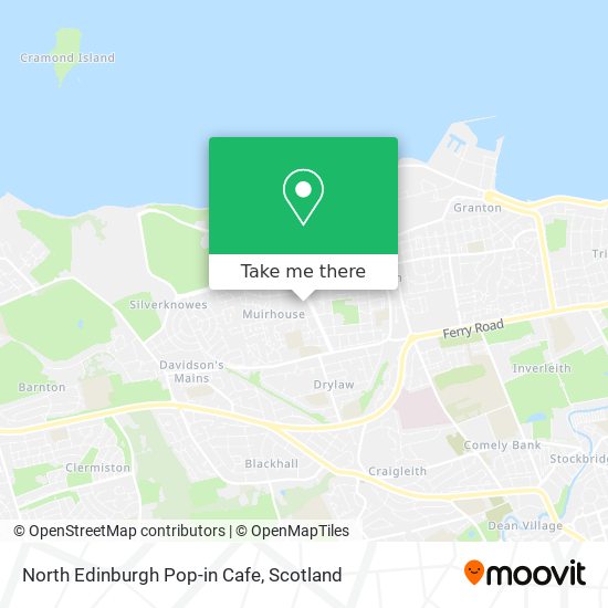 North Edinburgh Pop-in Cafe map