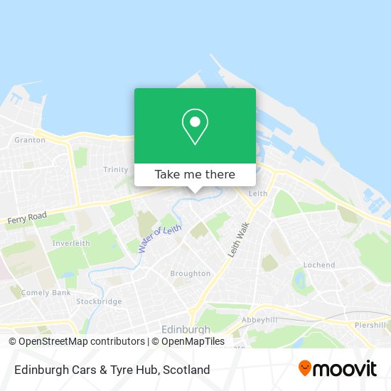 Edinburgh Cars & Tyre Hub map