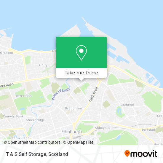 T & S Self Storage map