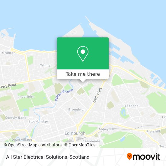 All Star Electrical Solutions map