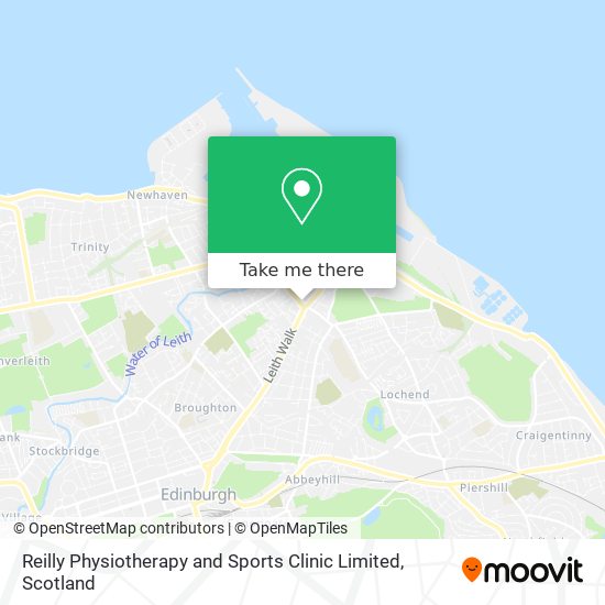 Reilly Physiotherapy and Sports Clinic Limited map