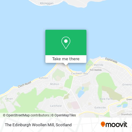 The Edinburgh Woollen Mill map