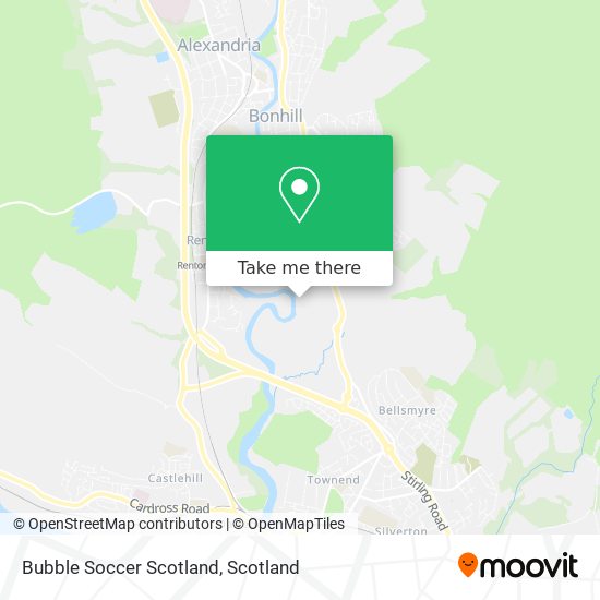 Bubble Soccer Scotland map