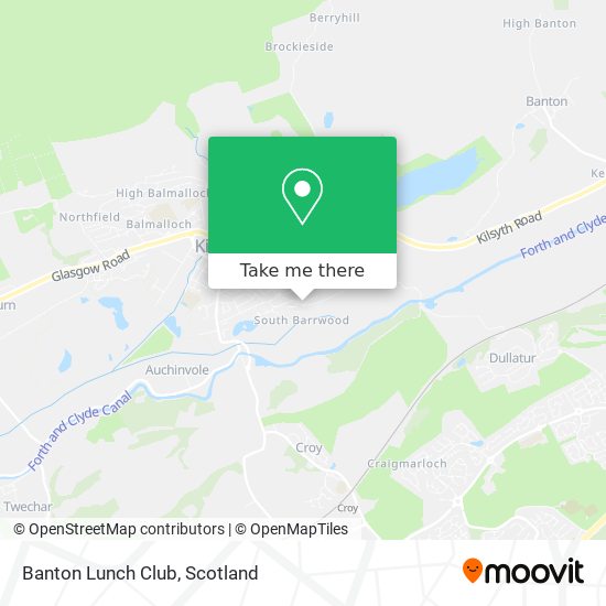 Banton Lunch Club map