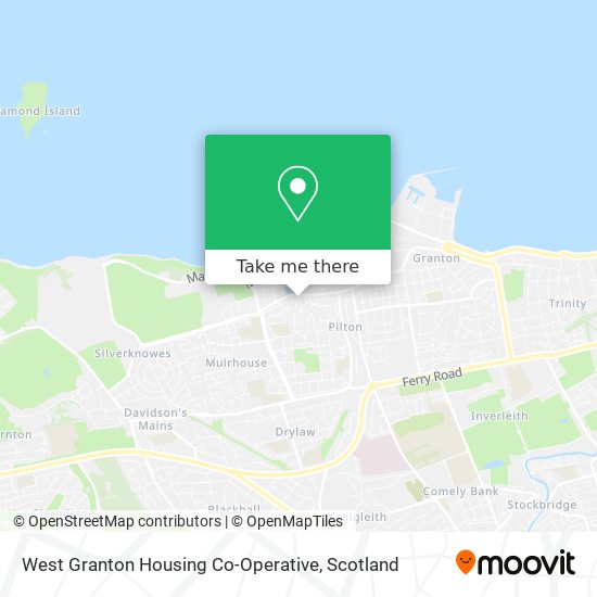 West Granton Housing Co-Operative map