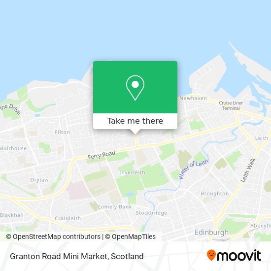 Granton Road Mini Market map