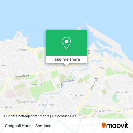 Craighall House map