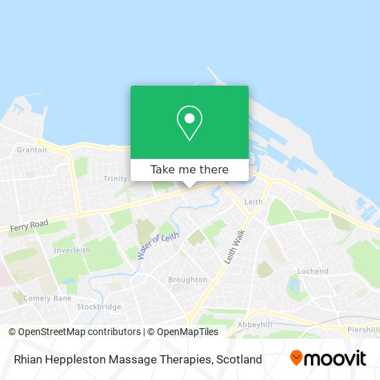 Rhian Heppleston Massage Therapies map