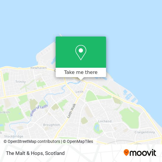 The Malt & Hops map
