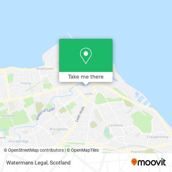 Watermans Legal map
