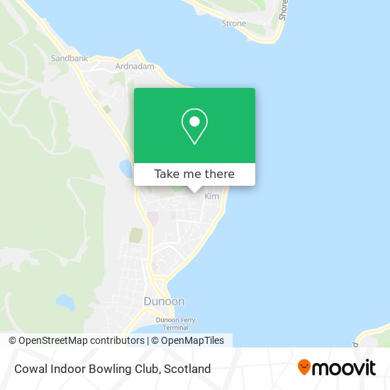 Cowal Indoor Bowling Club map