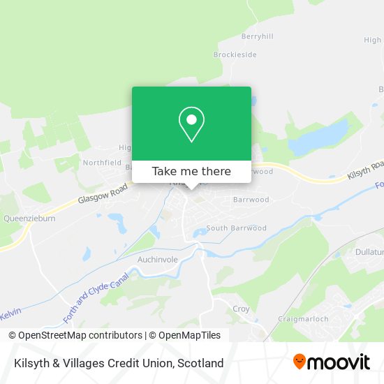 Kilsyth & Villages Credit Union map