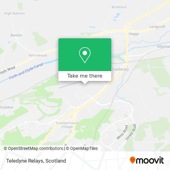 Teledyne Relays map