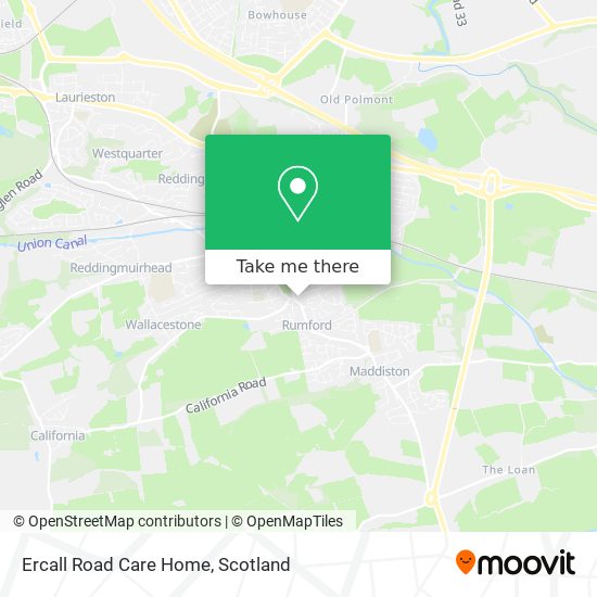 Ercall Road Care Home map