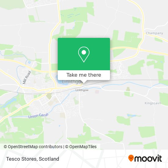 Tesco Stores map