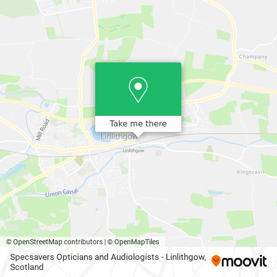 Specsavers Opticians and Audiologists - Linlithgow map