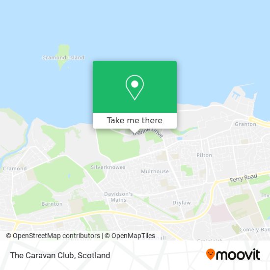 The Caravan Club map