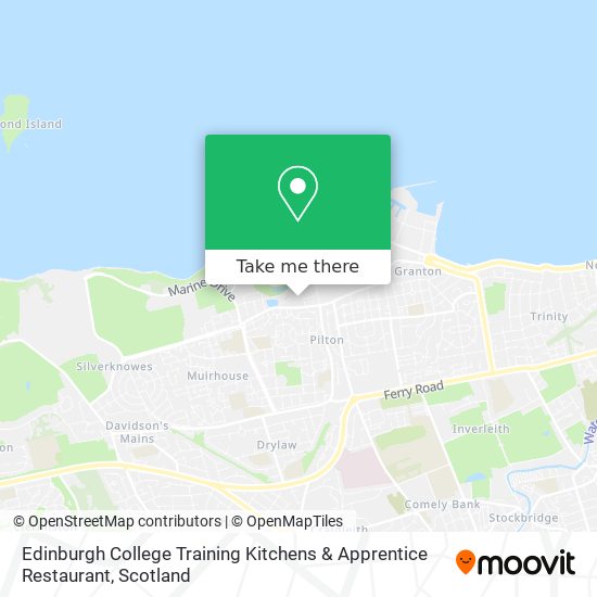Edinburgh College Training Kitchens & Apprentice Restaurant map