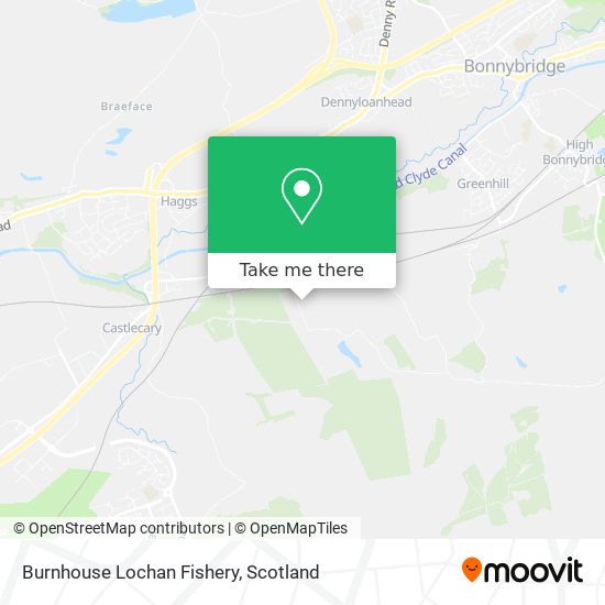 Burnhouse Lochan Fishery map