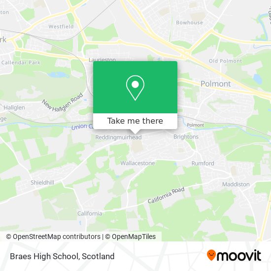 Braes High School map