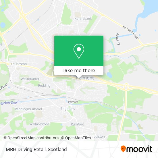 MRH Driving Retail map