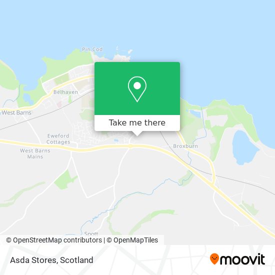 Asda Stores map