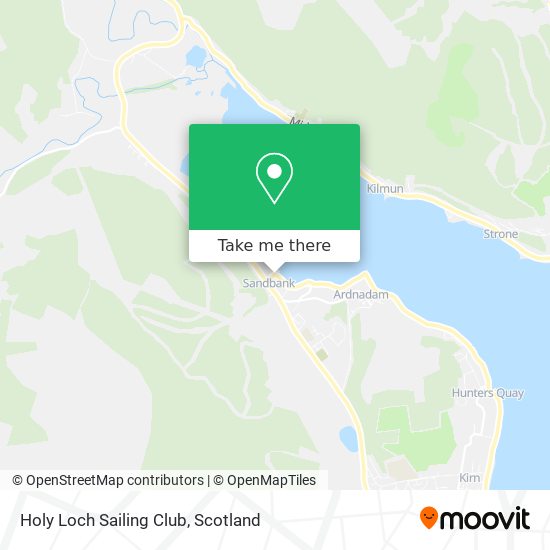 Holy Loch Sailing Club map