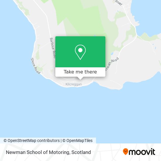 Newman School of Motoring map